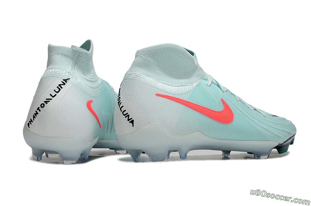 Nike Phantom Luna Elite FG Firm Ground Soccer Cleats - Jade/Red/Black 7