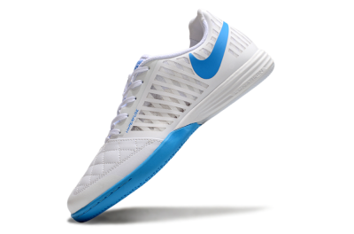 Nike Lunar Gato 2 IC Indoor & Futsal Soccer Shoes - White/Blue