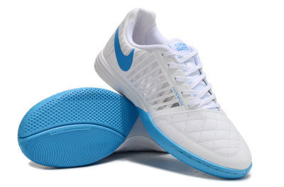 Nike Lunar Gato 2 IC Indoor & Futsal Soccer Shoes - White/Blue