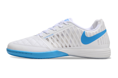 Nike Lunar Gato 2 IC Indoor & Futsal Soccer Shoes - White/Blue