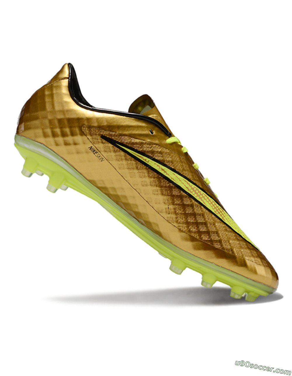 Nike Hypervenom Phantom FG Firm Ground Soccer Cleats - Gold/Yellow/Black 3