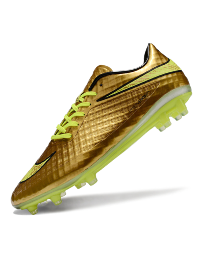 Nike Hypervenom Phantom FG Firm Ground Soccer Cleats - Gold/Yellow/Black
