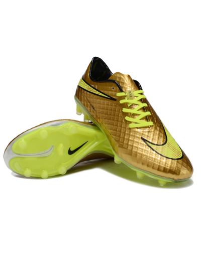 Nike Hypervenom Phantom FG Firm Ground Soccer Cleats - Gold/Yellow/Black