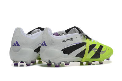 Adidas Predator 25 Elite Foldover Tongue FG Firm Ground Soccer Cleats - Yellow/Black