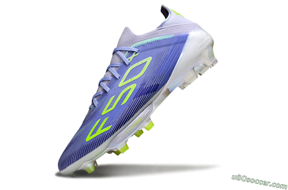 Adidas F50+ Elite Lightstrike Pro FG Firm Ground Soccer Cleats - Blue/Yellow 5