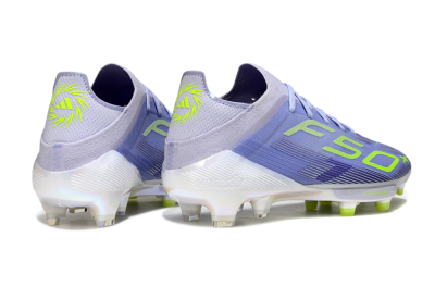 Adidas F50+ Elite Lightstrike Pro FG Firm Ground Soccer Cleats - Blue/Yellow