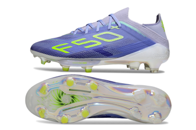 Adidas F50+ Elite Lightstrike Pro FG Firm Ground Soccer Cleats - Blue/Yellow
