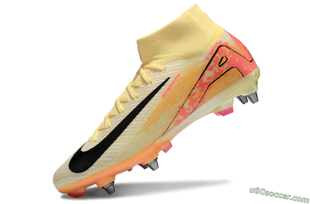 Nike Air Zoom Mercurial Superfly 10 Elite SG Soft Ground Soccer Cleats - Yellow/Black/Red 5