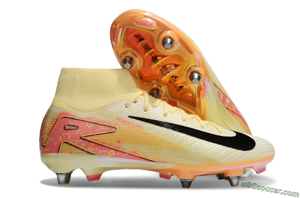 Nike Air Zoom Mercurial Superfly 10 Elite SG Soft Ground Soccer Cleats - Yellow/Black/Red 1