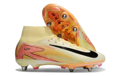 Nike Air Zoom Mercurial Superfly 10 Elite SG Soft Ground Soccer Cleats - Yellow/Black/Red