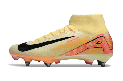 Nike Air Zoom Mercurial Superfly 10 Elite SG Soft Ground Soccer Cleats - Yellow/Black/Red