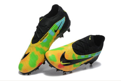Nike Phantom GX Elite FG Firm Ground Soccer Cleats - Black/Rainbow