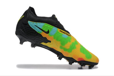 Nike Phantom GX Elite FG Firm Ground Soccer Cleats - Black/Rainbow