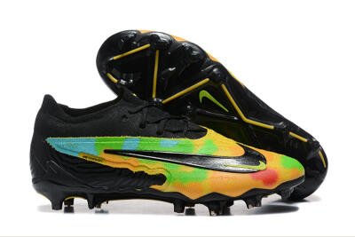 Nike Phantom GX Elite FG Firm Ground Soccer Cleats - Black/Rainbow