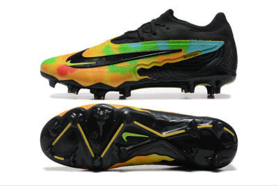 Nike Phantom GX Elite FG Firm Ground Soccer Cleats - Black/Rainbow