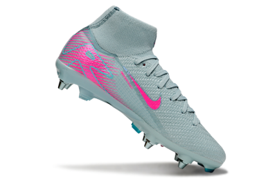 Nike Air Zoom Mercurial Superfly 10 Elite SG Soft Ground Soccer Cleats - Jade/Pink