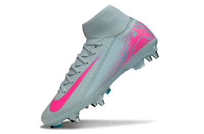 Nike Air Zoom Mercurial Superfly 10 Elite SG Soft Ground Soccer Cleats - Jade/Pink