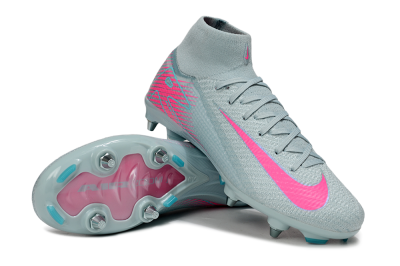 Nike Air Zoom Mercurial Superfly 10 Elite SG Soft Ground Soccer Cleats - Jade/Pink