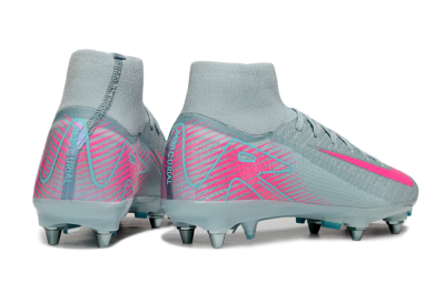 Nike Air Zoom Mercurial Superfly 10 Elite SG Soft Ground Soccer Cleats - Jade/Pink