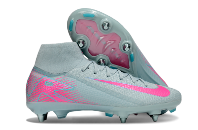 Nike Air Zoom Mercurial Superfly 10 Elite SG Soft Ground Soccer Cleats - Jade/Pink