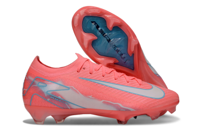 Nike Air Zoom Mercurial Vapor 16 Elite FG Firm Ground Soccer Cleats - Red/Jade/Grey