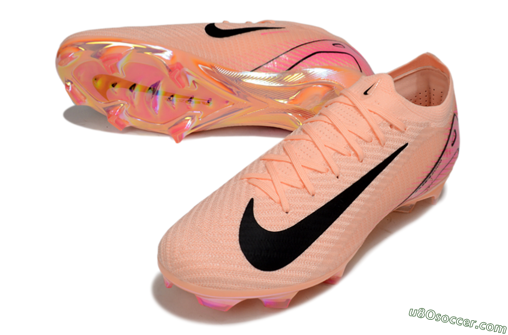 Nike Air Zoom Mercurial Vapor 16 Elite FG Firm Ground Soccer Cleats - Pink/Black/Gold 3