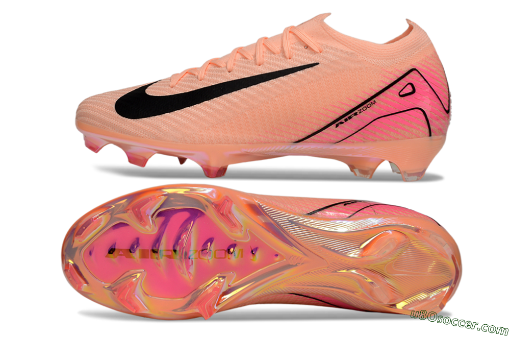 Nike Air Zoom Mercurial Vapor 16 Elite FG Firm Ground Soccer Cleats - Pink/Black/Gold 0