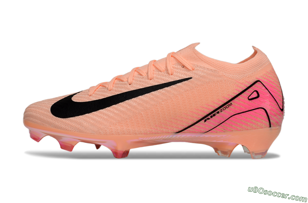 Nike Air Zoom Mercurial Vapor 16 Elite FG Firm Ground Soccer Cleats - Pink/Black/Gold 2