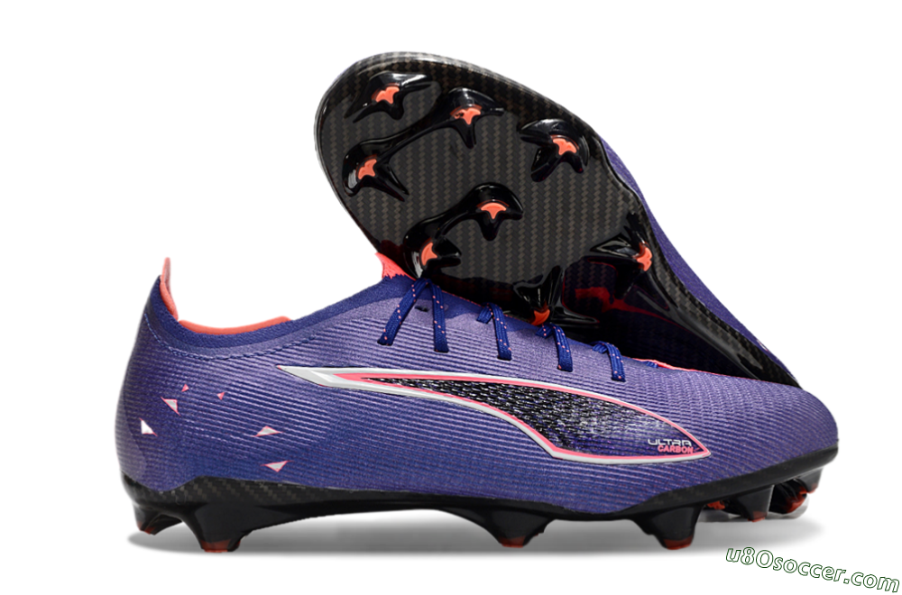 Puma Ultra 5 Ultimate FG Firm Ground Soccer Cleats - Purple/Pink/White 1