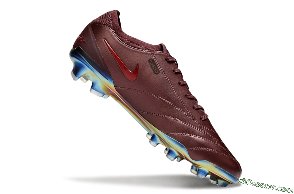 Nike Tiempo Legend 10 Elite FG Firm Ground Soccer Cleats - Red/Gold 4