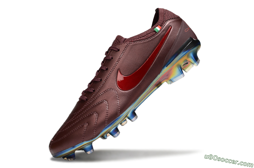 Nike Tiempo Legend 10 Elite FG Firm Ground Soccer Cleats - Red/Gold 5