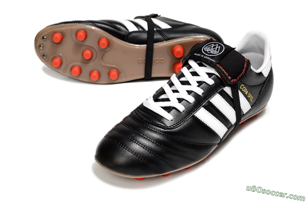 Adidas Originals Copa Mundial FG Firm Ground Soccer Cleats - Black/White/Gold 3