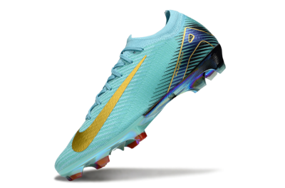 Nike Air Zoom Mercurial Vapor 16 Elite FG Firm Ground Soccer Cleats - Jade/Gold/Blue