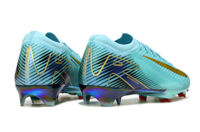 Nike Air Zoom Mercurial Vapor 16 Elite FG Firm Ground Soccer Cleats - Jade/Gold/Blue