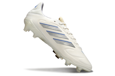 Adidas Copa Pure 3 Elite FG Firm Ground Soccer Cleats - White/Silver/Blue