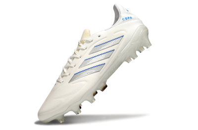 Adidas Copa Pure 3 Elite FG Firm Ground Soccer Cleats - White/Silver/Blue