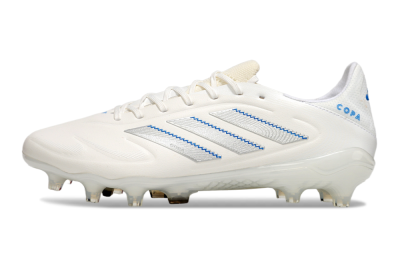 Adidas Copa Pure 3 Elite FG Firm Ground Soccer Cleats - White/Silver/Blue