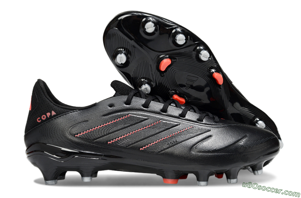 Adidas Copa Pure 3 Elite FG Firm Ground Soccer Cleats - Black/Red 1