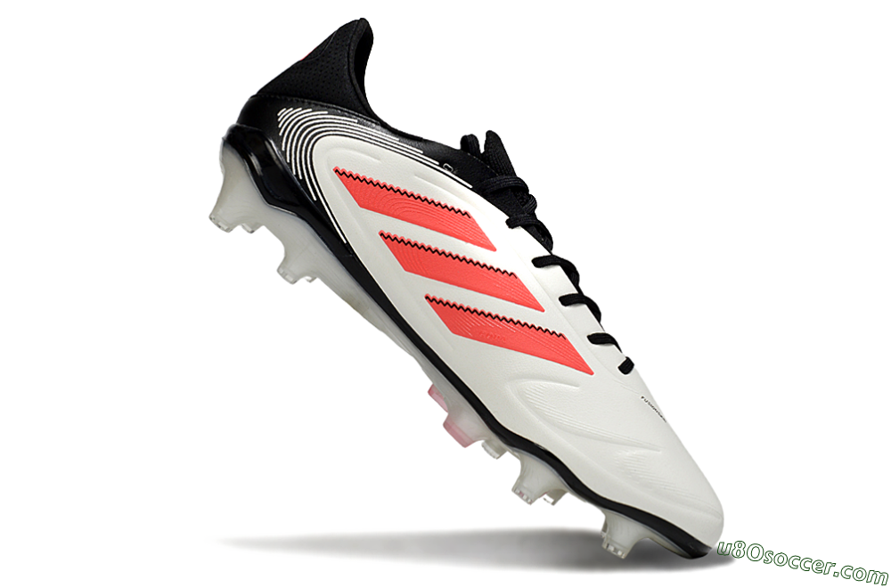 Adidas Copa Pure 3 Elite FG Firm Ground Soccer Cleats - White/Red/Black 4