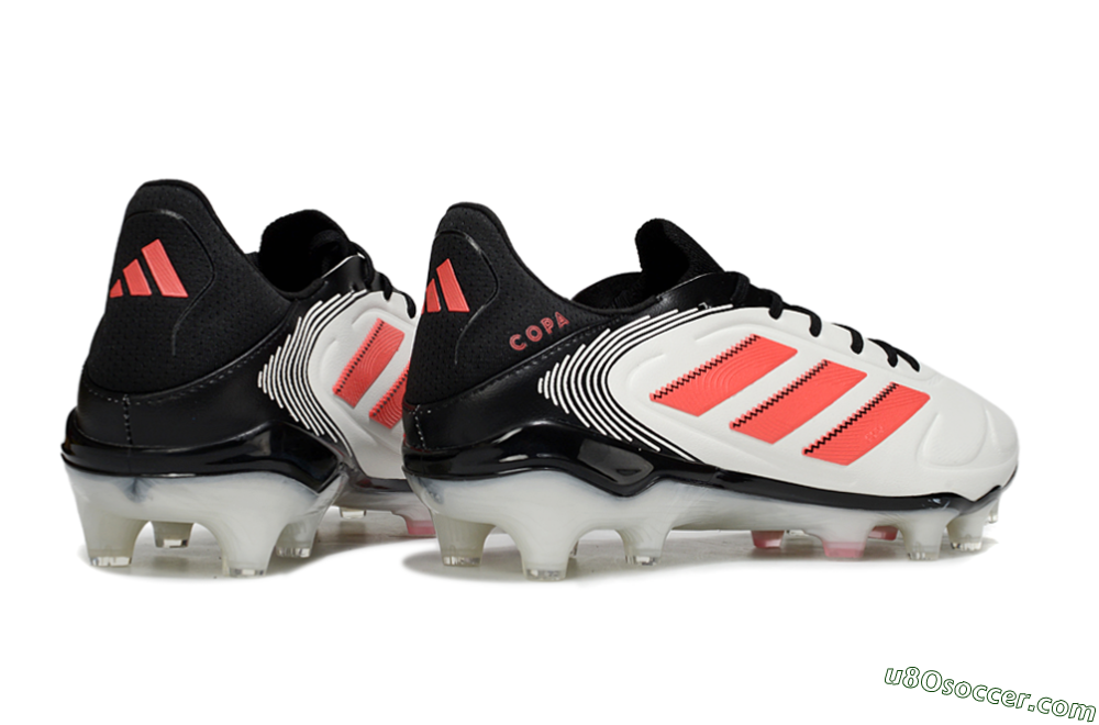 Adidas Copa Pure 3 Elite FG Firm Ground Soccer Cleats - White/Red/Black 6