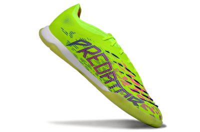 Adidas Predator 25 Elite IC Indoor & Futsal Soccer Shoes - Yellow/Pink/White