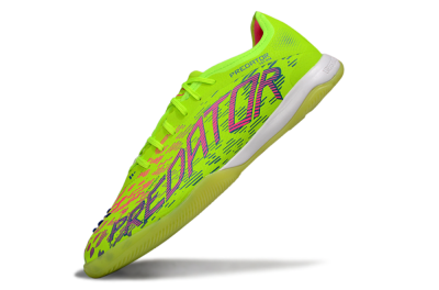 Adidas Predator 25 Elite IC Indoor & Futsal Soccer Shoes - Yellow/Pink/White