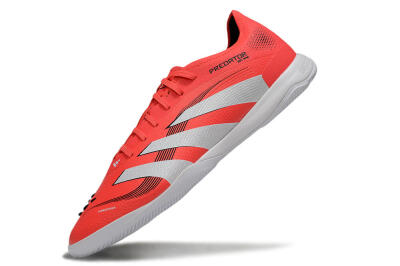 Adidas Predator 25 Elite IC Indoor & Futsal Soccer Shoes - Red/White/Black