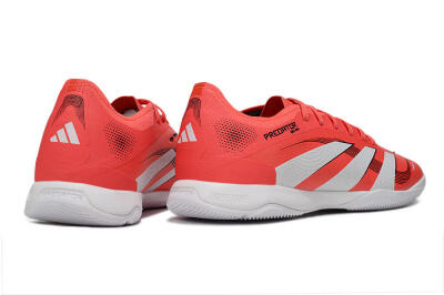 Adidas Predator 25 Elite IC Indoor & Futsal Soccer Shoes - Red/White/Black