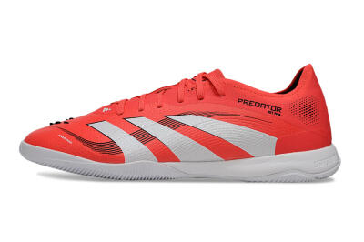 Adidas Predator 25 Elite IC Indoor & Futsal Soccer Shoes - Red/White/Black
