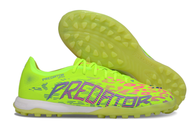 Adidas Predator 25 Elite TF Artificial Turf Soccer Shoes - Yellow/Pink/White