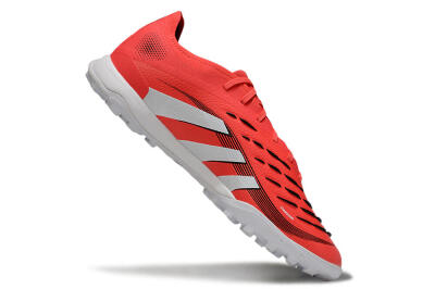 Adidas Predator 25 Elite TF Artificial Turf Soccer Shoes - Red/White/Black
