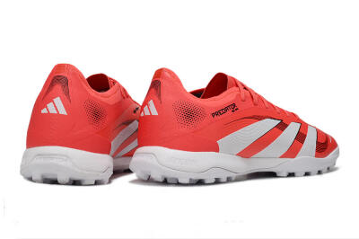 Adidas Predator 25 Elite TF Artificial Turf Soccer Shoes - Red/White/Black