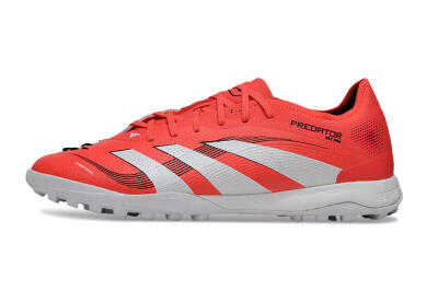 Adidas Predator 25 Elite TF Artificial Turf Soccer Shoes - Red/White/Black