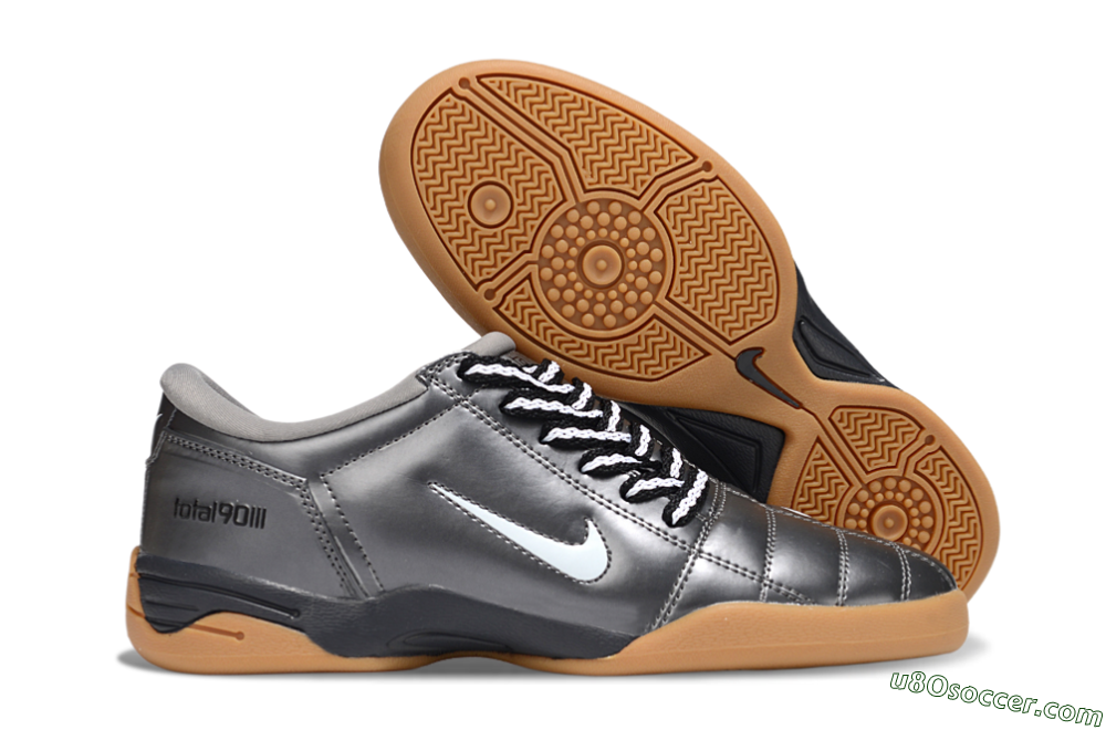 Nike Total 90 II IC Indoor & Futsal Soccer Shoes - Grey/White 1